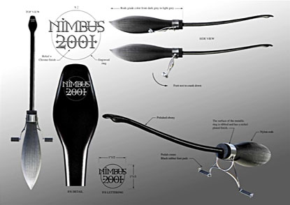 Dessin du Nimbus 2001 (projet pour CS/f) 