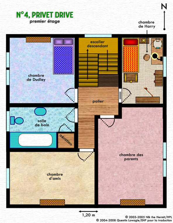 Plan du N°4, Privet Drive