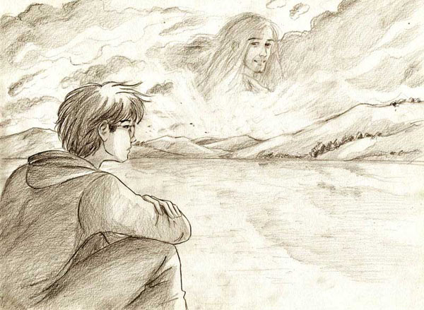 Dessin de Harry en deuil de Sirius 