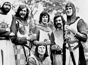 Les Monty Python dans »Monty Python and the Holy Grail » (1975)