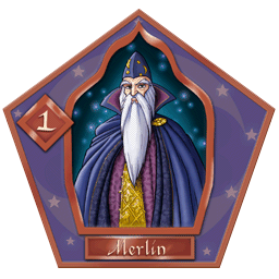 Carte chocogrenouille 1, Merlin