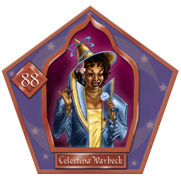 Carte chocogrenouille 88, Celestina Warbeck