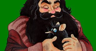 Dessin de Hagrid et deux Niffleurs