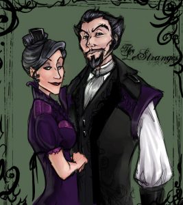 Portrait de Bellatrix et Rodolphus Lestrange