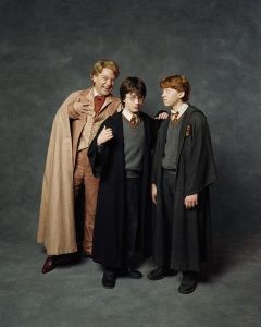 Portrait de Lockhart, Harry et Ron dans CS/f