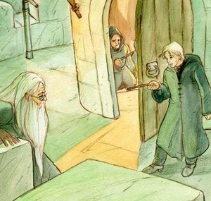 Dumbledore à la merci de Drago Malefoy 