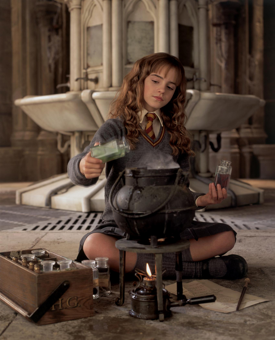 Hermione préparant le Polynectar dans CS/f