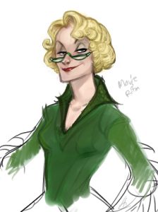 Dessin de Rita Skeeter