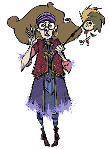 Dessin de Trelawney