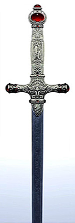 Dessin de l'épée de Gryffondor (projet pour CS/f)