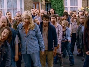 zombies londoniens dans Shaun of the Dead